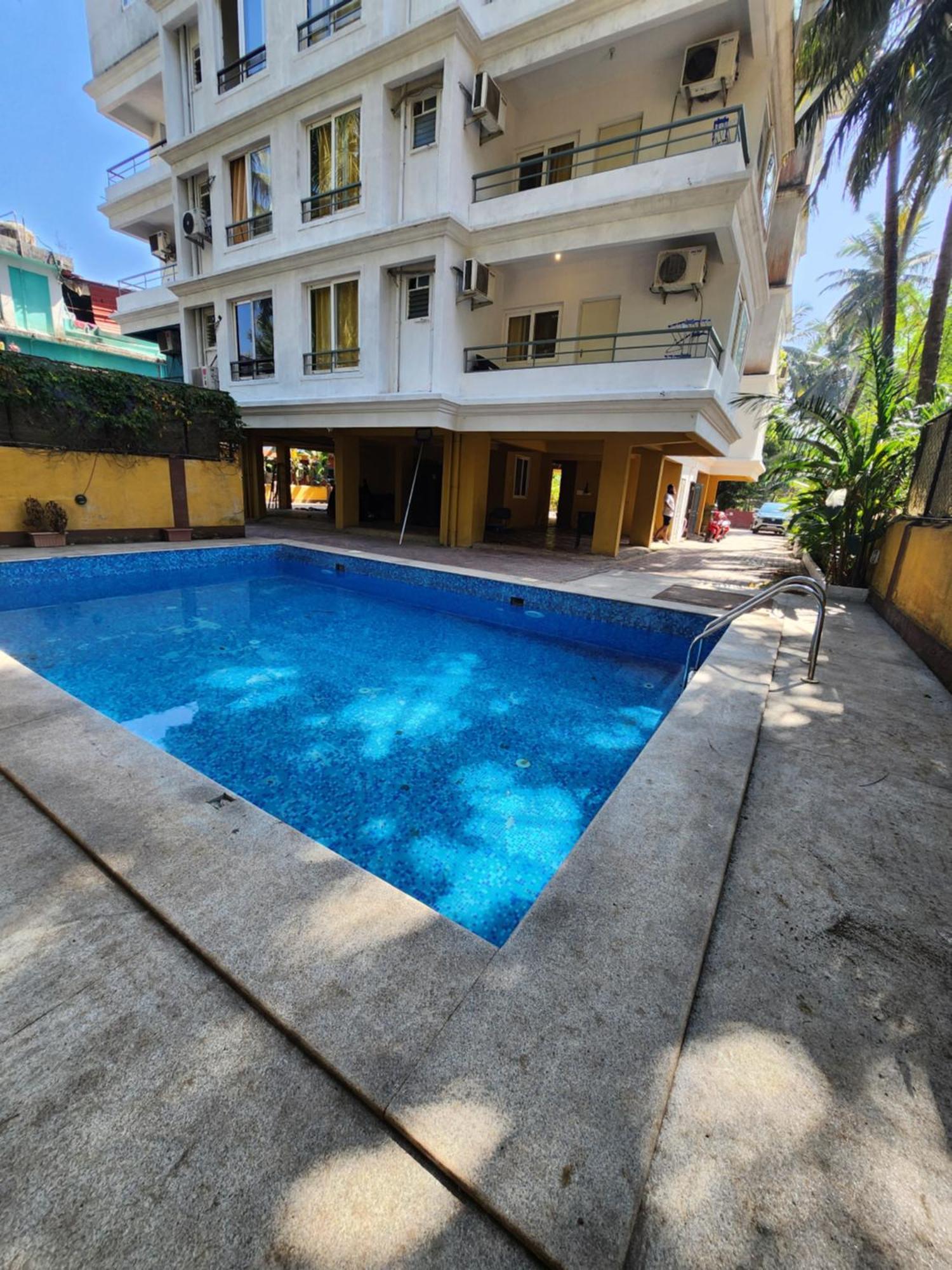 Luxury 2Bhk Apartment Near Calangute Baga Beach With Pool מראה חיצוני תמונה