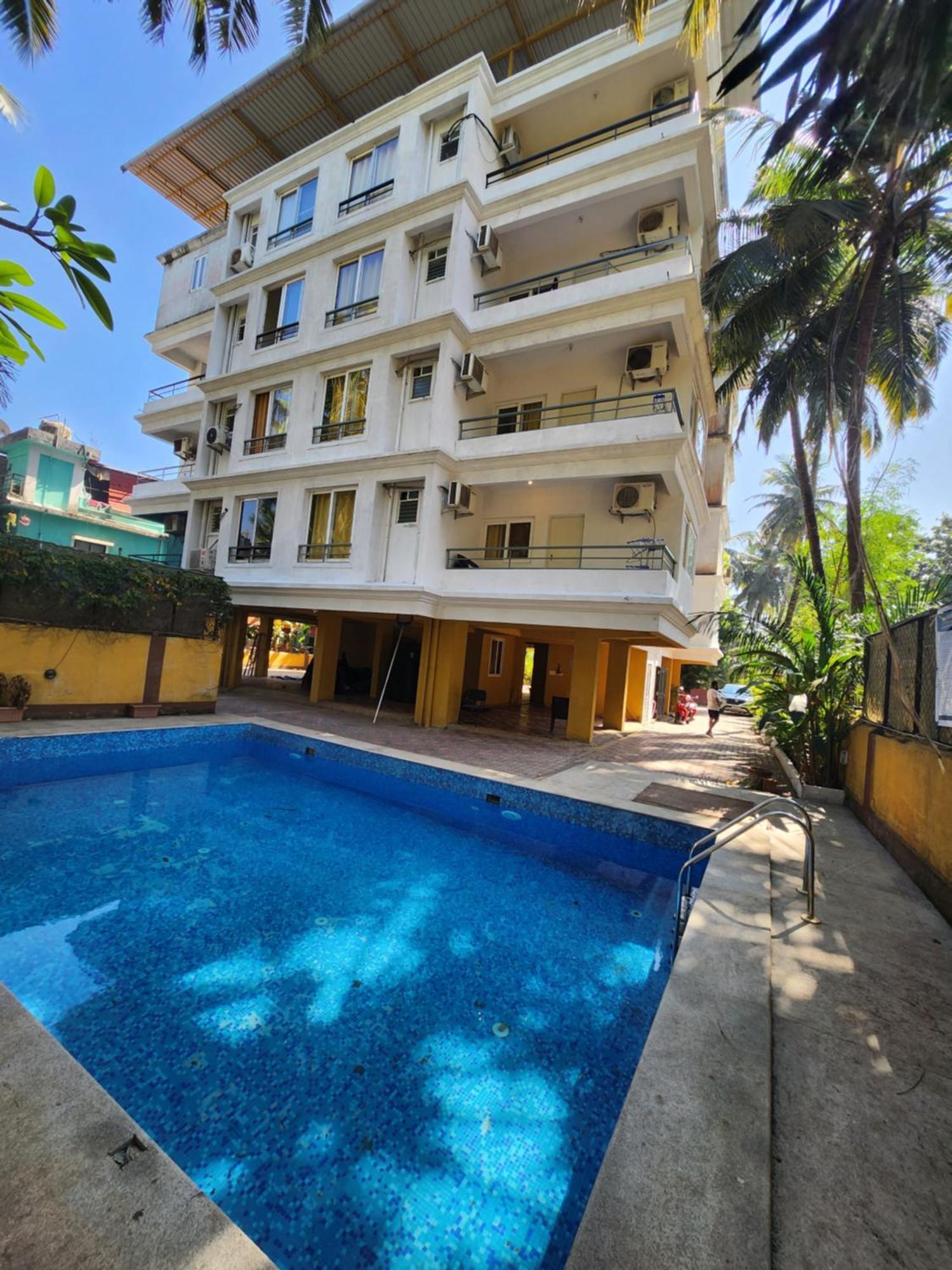 Luxury 2Bhk Apartment Near Calangute Baga Beach With Pool מראה חיצוני תמונה